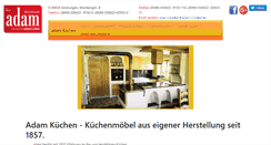 Desktop Screenshot of adam-kuechen.de